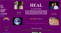 Desktop Screenshot of heal-online.org