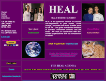 Tablet Screenshot of heal-online.org